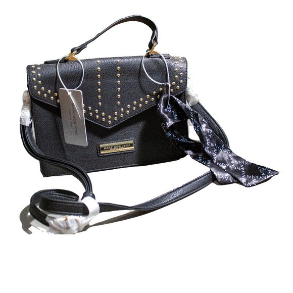 Marc New York Handbags - Marc New York Black Studded Crossbody Black Bag